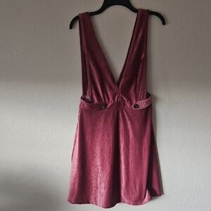 Originality Dusty Pink Corduroy Sleeveless Dress M